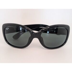 Ray-Ban RB4101 Jackie Ohh Sunglasses Black Green G-15 Lens 58mm 601/71